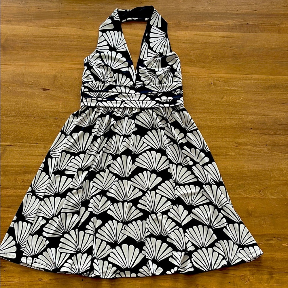 Stylish Black and Taupe Dress